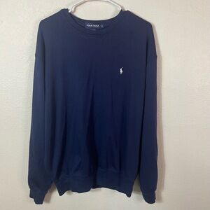 Ralph Lauren Polo Golf Cotton Pullover Navy The‎ Governers Club Tennessee size L